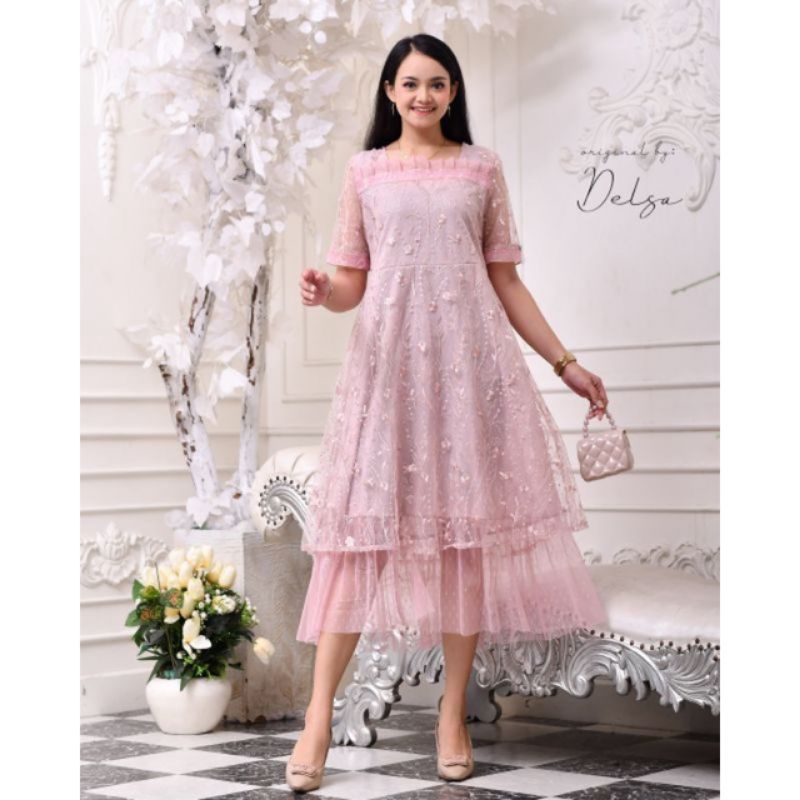 BISA COD!!DRESS NATAL WANITA TERBARU DRESS PESTA WANITA