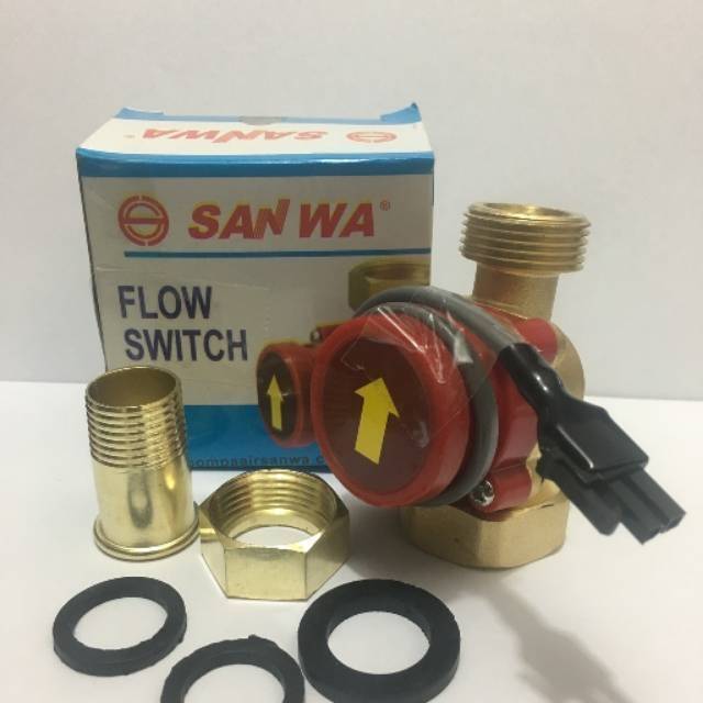 Otomatis Pompa Booster / Water Flow Switch Merk Sanwa (1 X 3/4)