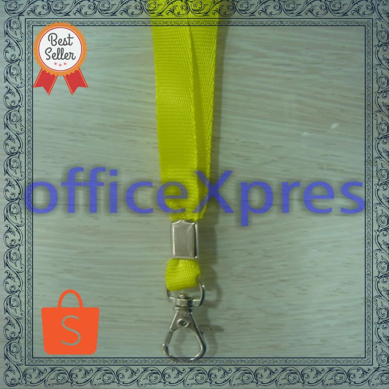 

Termurah BEST SELLER Tali ID Card - Gantungan ID Card - Tali Name Tag Badge ID Nylon Hook Termurah