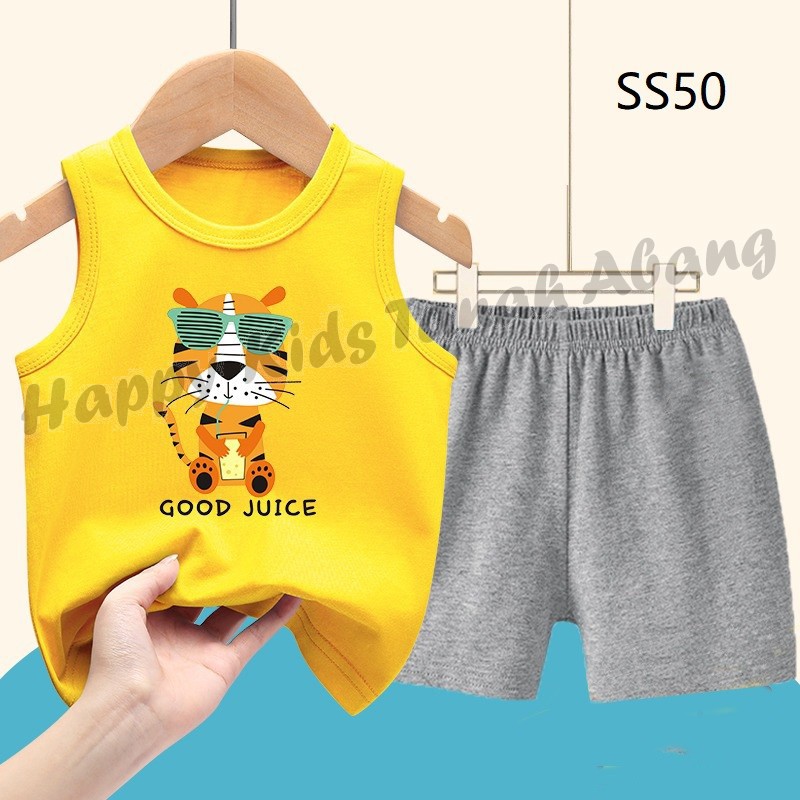 COD SETELAN SINGLET ANAK LAKI-LAKI IMPORT / BAJU KATUNG ANAK LAKI-LAKI 0-6TAHUN