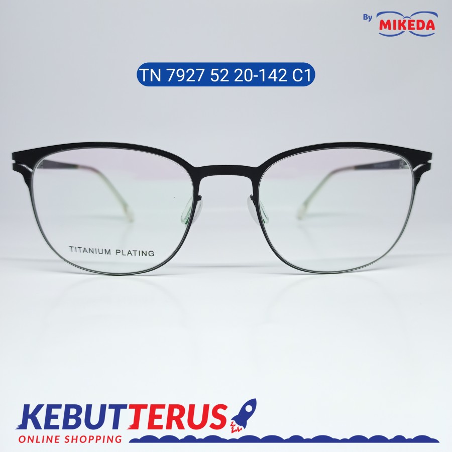 Mikeda-FRAME KACAMATA TN 7927 52 20-142 C1 + LENSA(MINUS/CYLINDER)