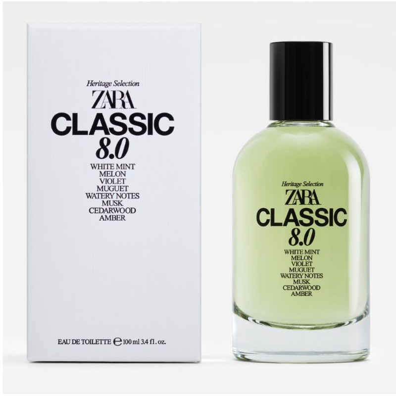 Zara CLASSIC 8.0 EDT 100ml Man Parfume (review mirip Zara Man 8.0)
