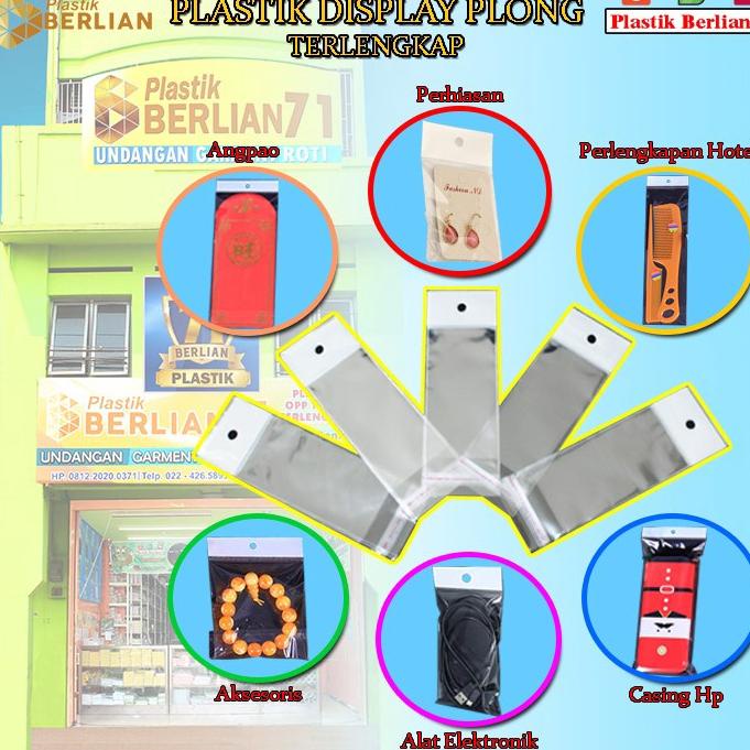 

18 X 25 Cm Plastik Display / Sticker Tebal (100 Lbr) (Lem) (Plong Pl)
