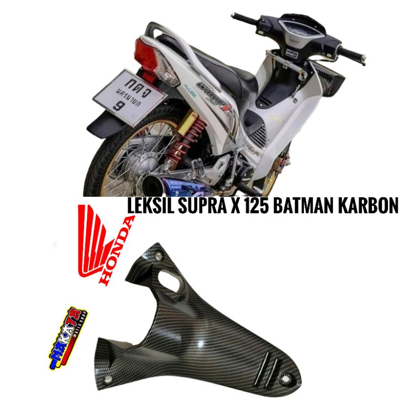 legsil body depan motor supra x 125 batman karbon tutup body kasar supra x 125 karbon celup cover bo