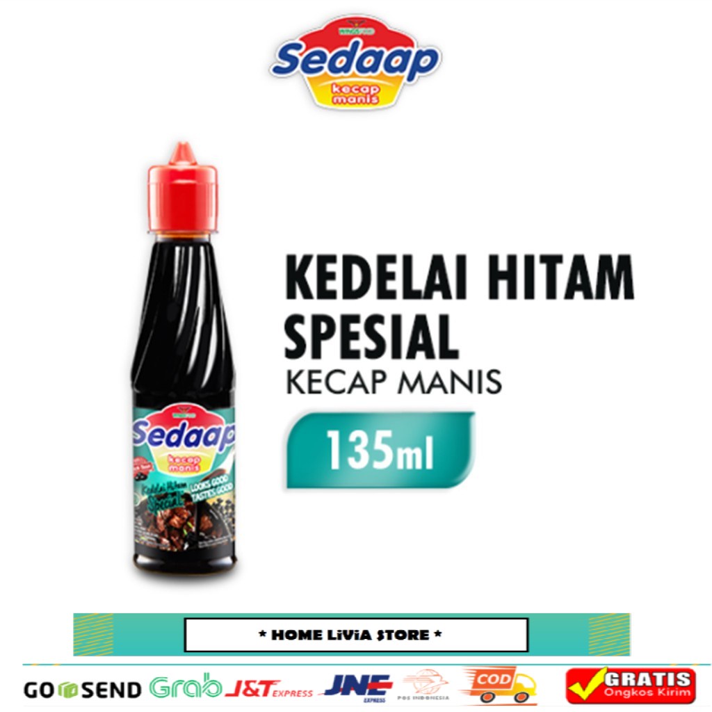 

Sedaap Kecap Kedelai Hitam Spesial 135 ml