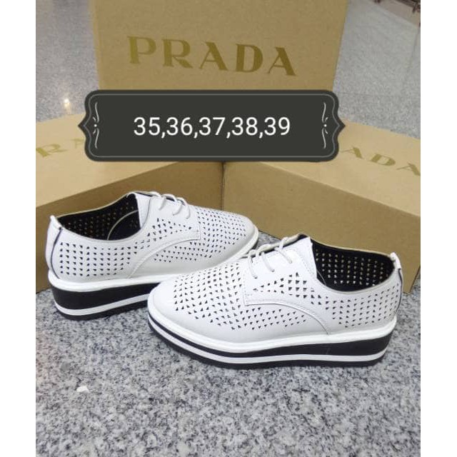 Sepatu Prada sneaker wedges YC-A017-2