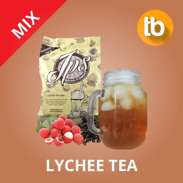 

JPS Bubuk Lychee Tea Mix (Bubuk minuman dan makanan) 1kg