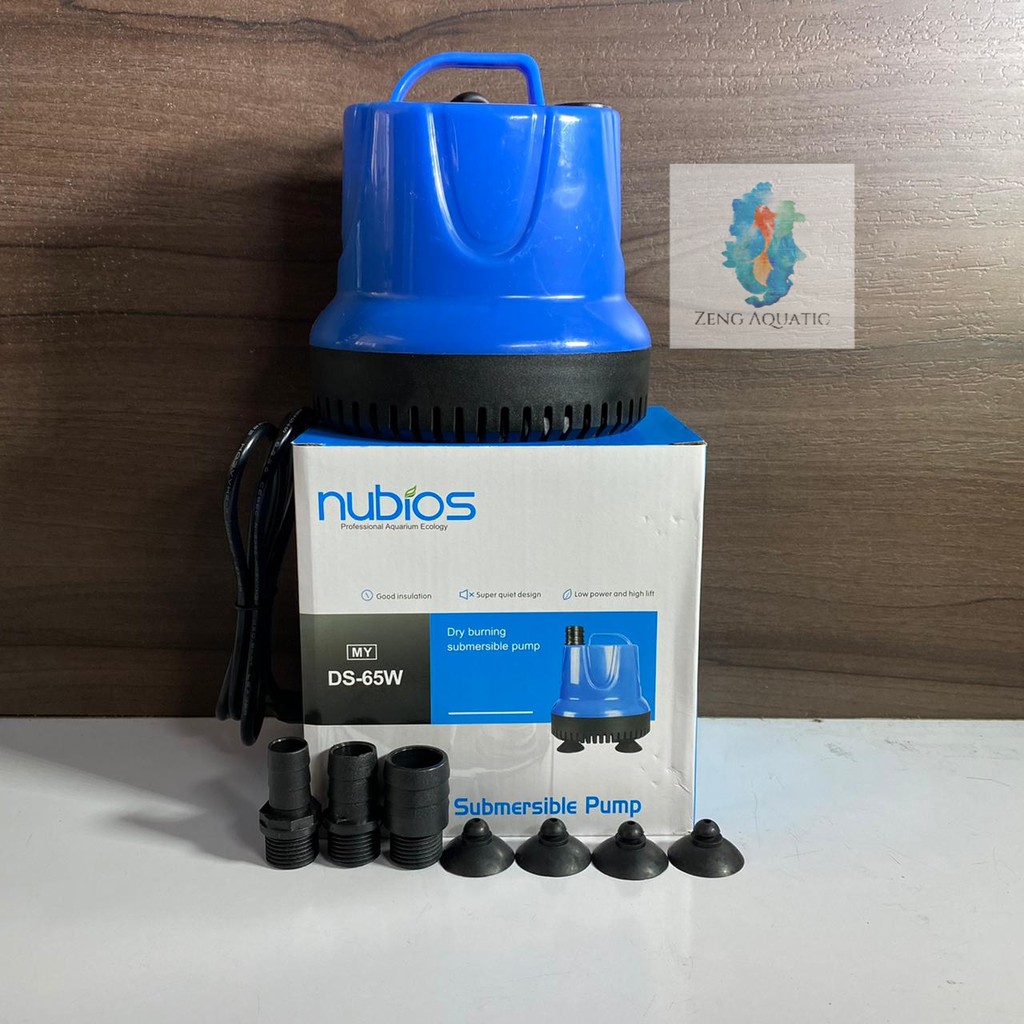 Nubios Pompa Celup Kolam Ikan 65W My65W - Pompa Air Kotor 3800 Lph Aquarium & Filter Koi by Zeng Aqu