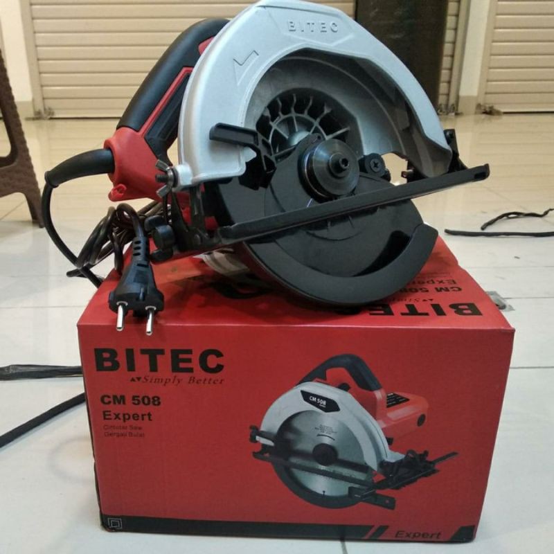 mesin circular saw bitec 7in