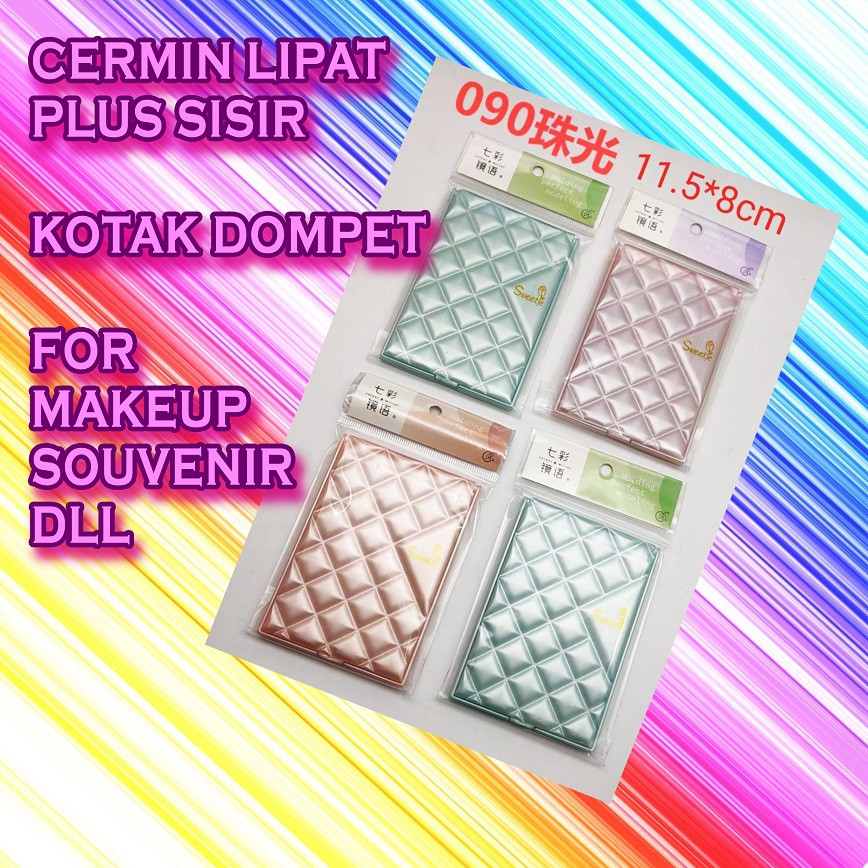 CERMIN LIPAT - MOTIF 3DIMENSI