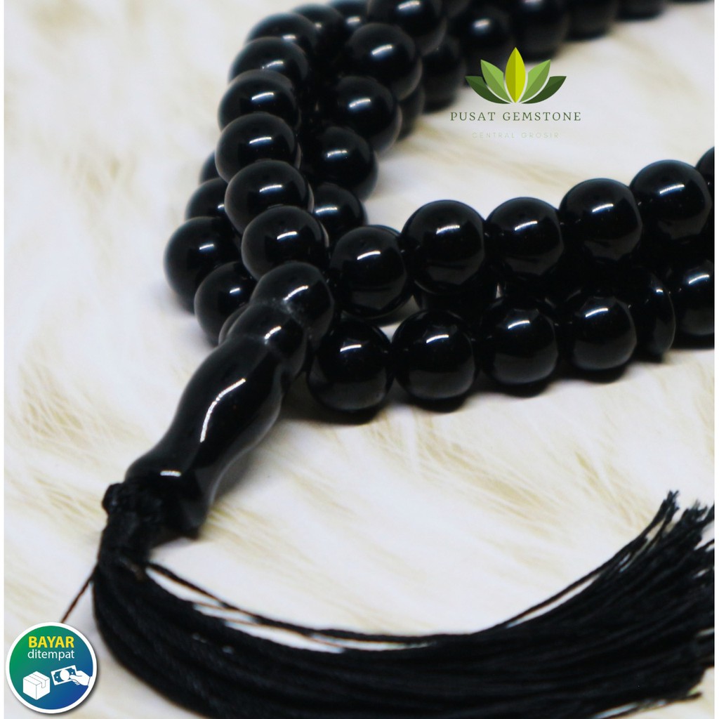 Tasbih batu black onyx