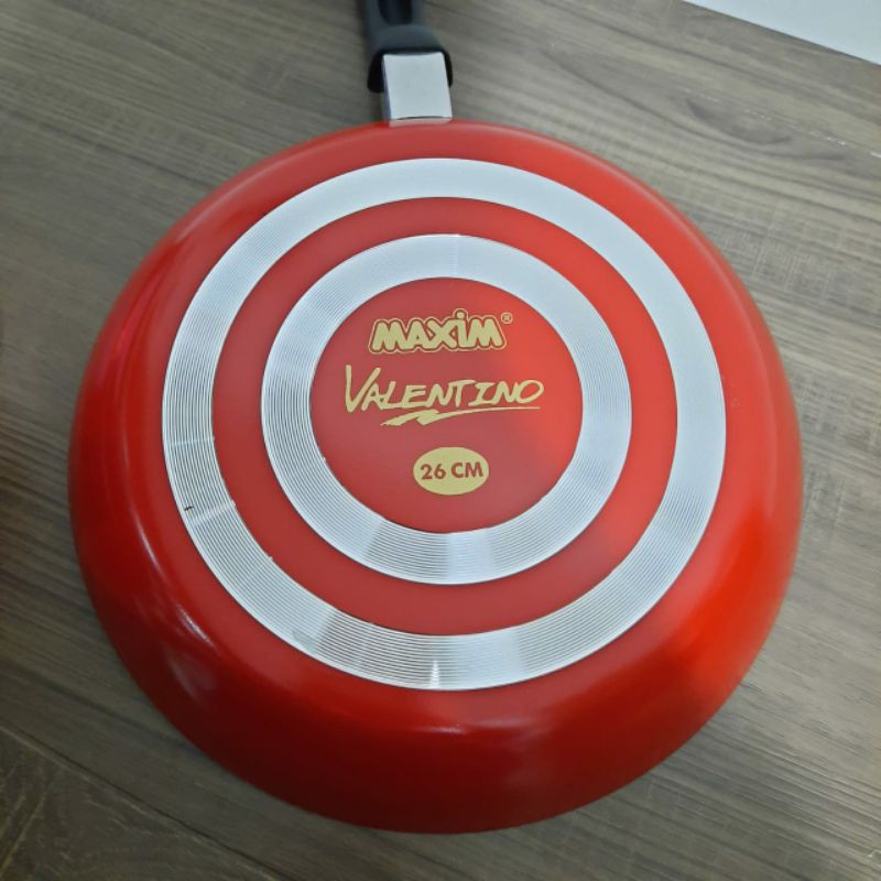 SALE!! TEFLON MAXIM ANTI LENGKET VALENTINO FRYPAN 12-18-20-22-24-26 CM TEFLON MURAH
