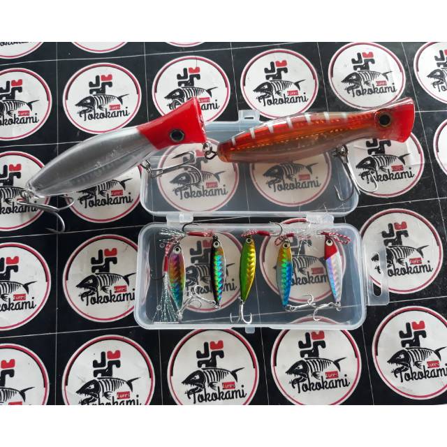 Paket metal jig + popper 40 gram
