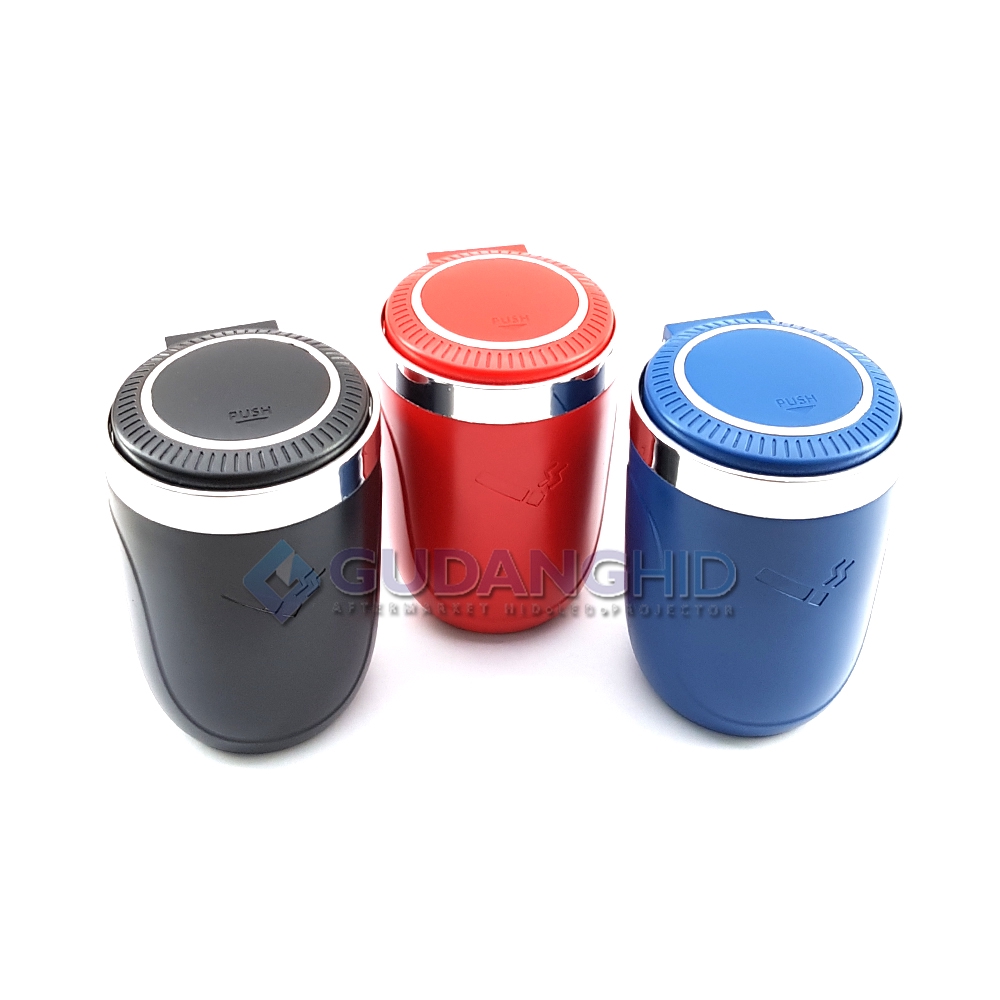 Asbak Mobil Premium LED Portable Car Ashtray Cup Asbak Abu Rokok