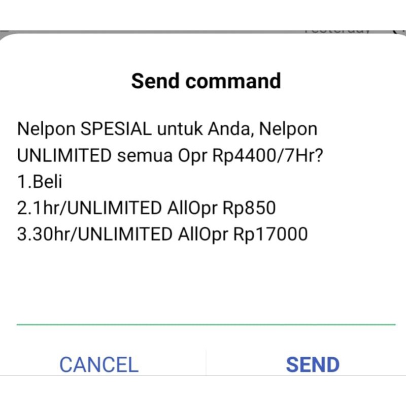 kartu combo sakti nelpon unlimited 15ribu 30hari