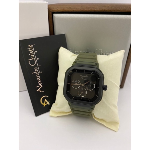 Jam tangan Alexandre Christie AC2811 green