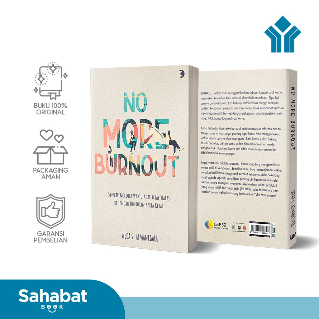 Jual No More Burnout - Seni Mengelola Waktu Agar Tetap Waras Di Tengah
