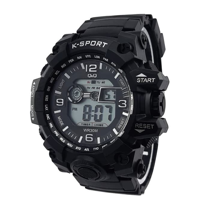 JAM TANGAN PRIA MURAH Q&amp;Q K-SPORT DIGITAL BEST SELLER