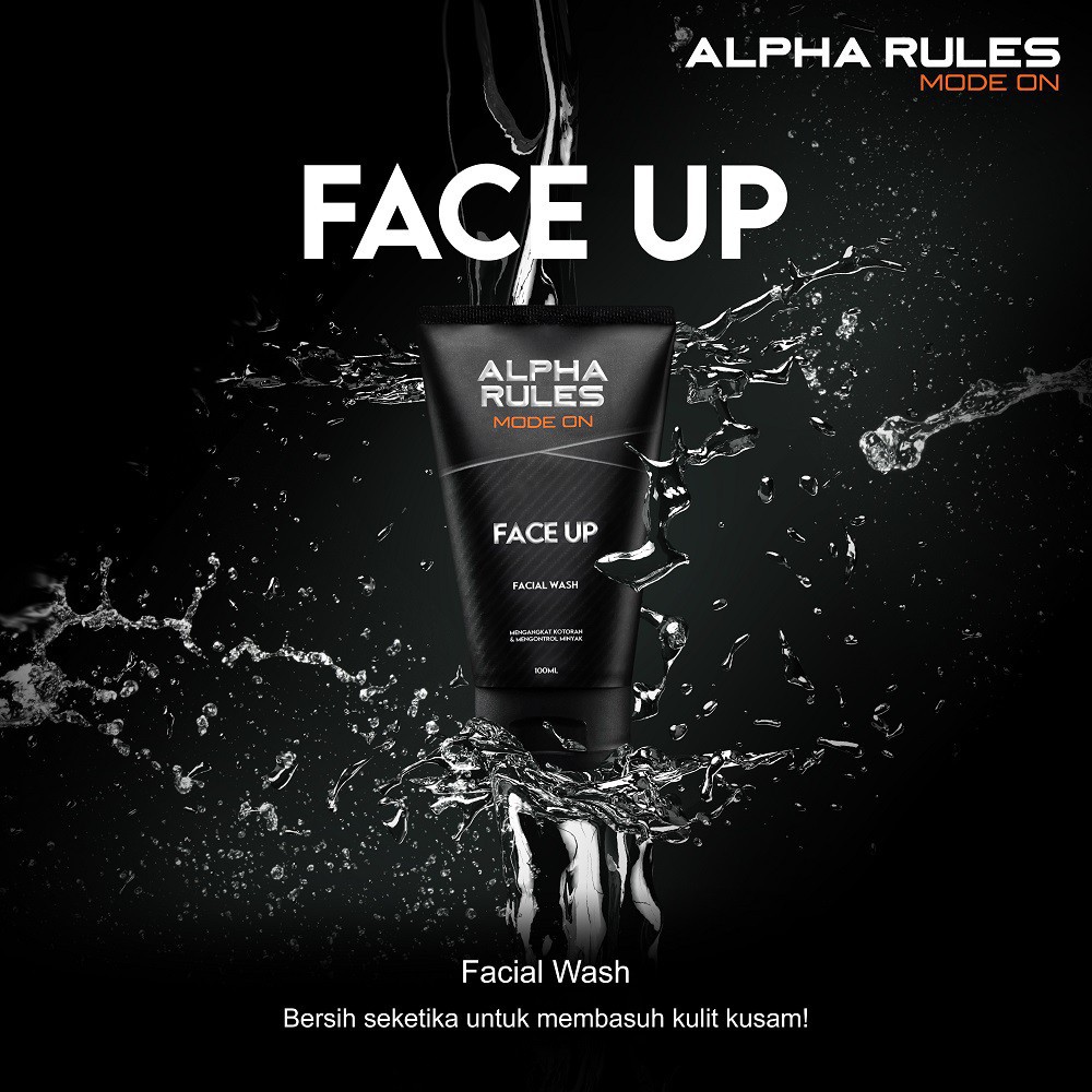 Alpharules Dirt Off Heads Up Face Up Full Body Contact| ALPHA RULES SKINCARE PRIA DEDDY CORBUZIER