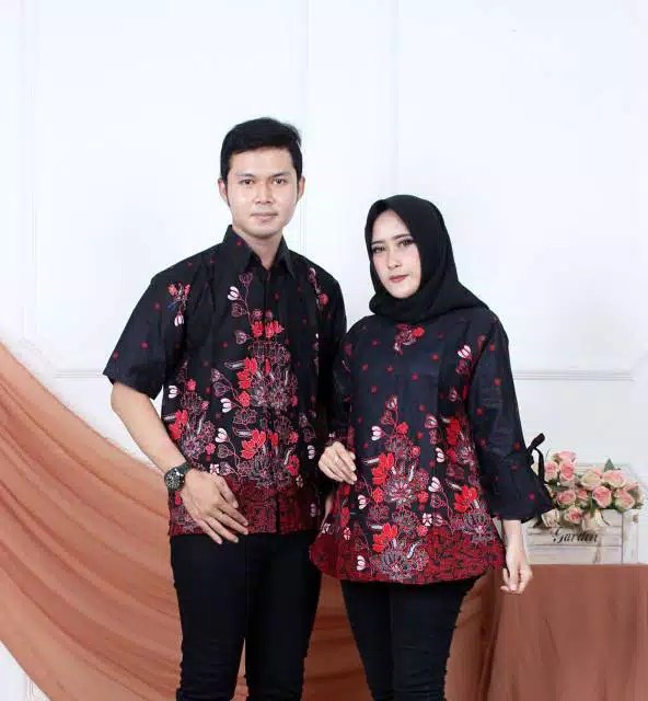 Rama Shinta Couple - Melani Set Couple Lilit Rovella Batik Couple Modern