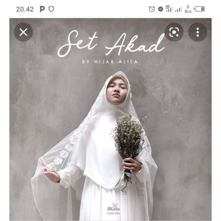 hijab Alila set akad
