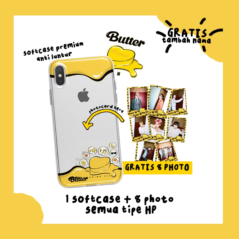 Case BTS BUTTER softcase GRATIS 8 PHOTO