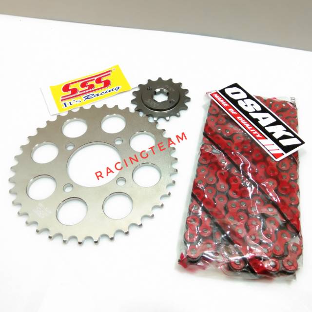 Gir sss gir set SSS satria fu 415 - gir Satria Fu lama new rantai OSAKI