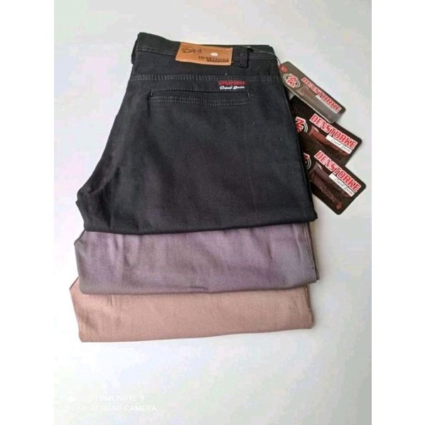 Celana Panjang Pria / Celana Chino Panjang Pria / Celana Slim Fit / Celana Kerja Pria Dewasa Warna Hitam Cream Abu Mocca Size 27-38