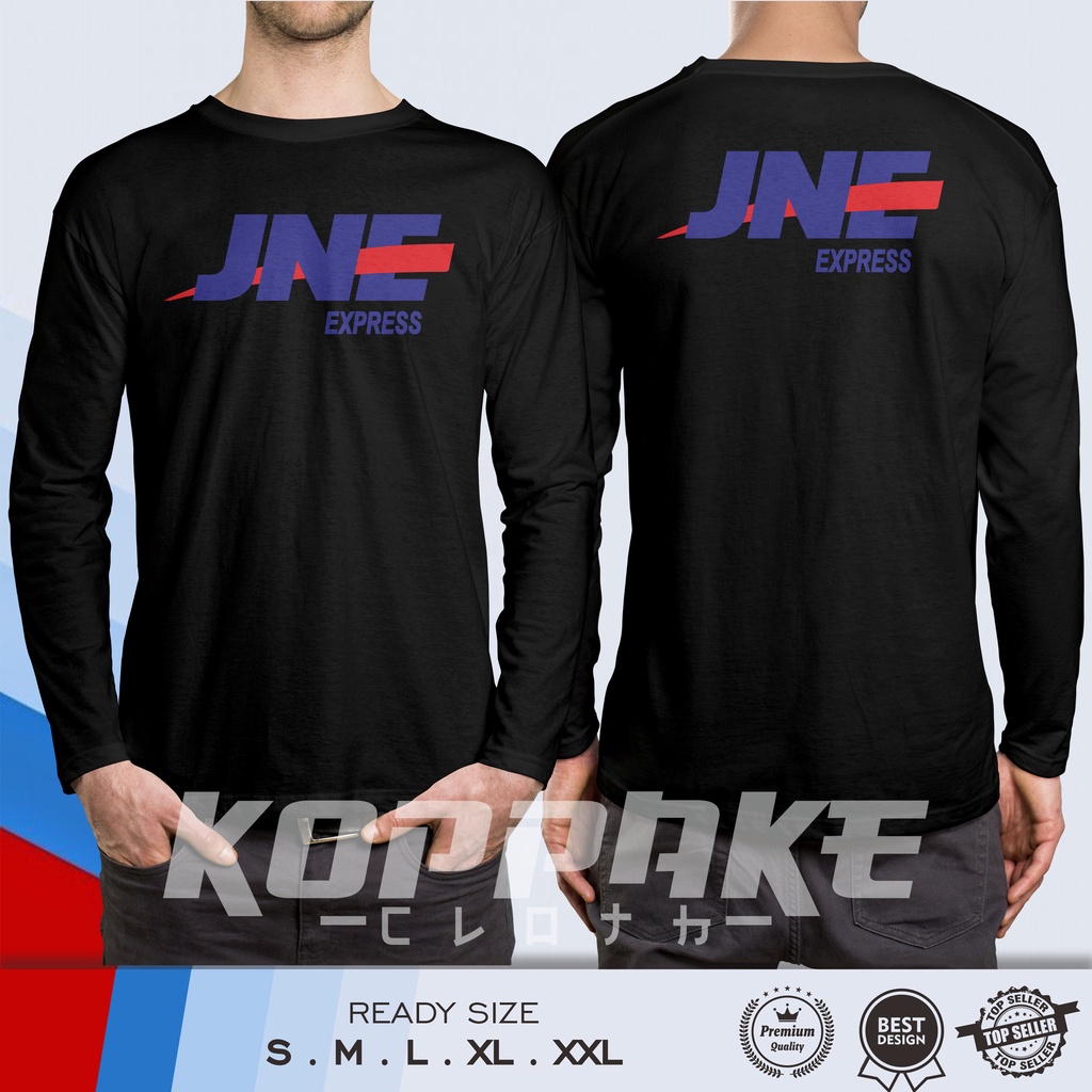 Kaos JNE Express DB Lengan Panjang Baju Perusahaan