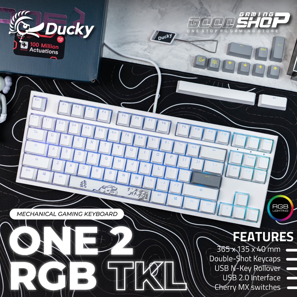 Ducky One 2 RGB TKL - Gaming Keyboard