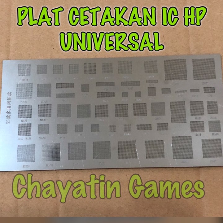 CETAKAN IC HP - PONSEL TYPE UNIVERSAL - PLAT CETAKAN IC HP UNIVERSAL Sesuai Foto