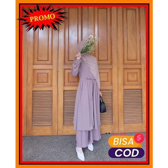 Azuka Setelan Jumbo Ld 130 Baju Stelan Kekinian Ori Enter Baju Se KL825 Baju Gamis Syari Wanita Terb