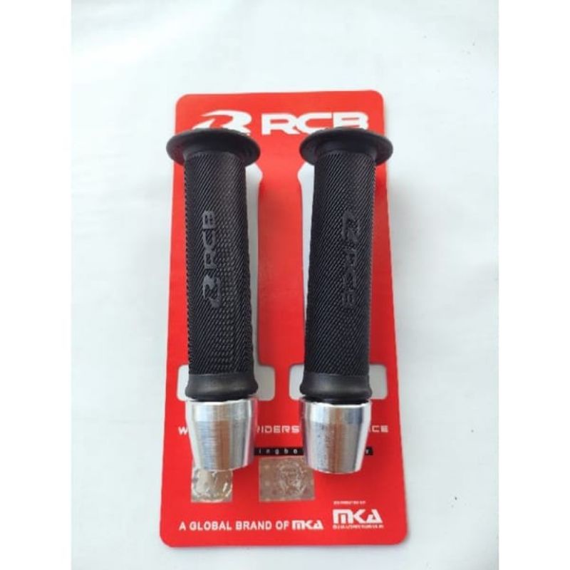 handgrip handfat grip RCB bulu HG66 hand grip + jalu stang chrome kiri kanan universal sepaket