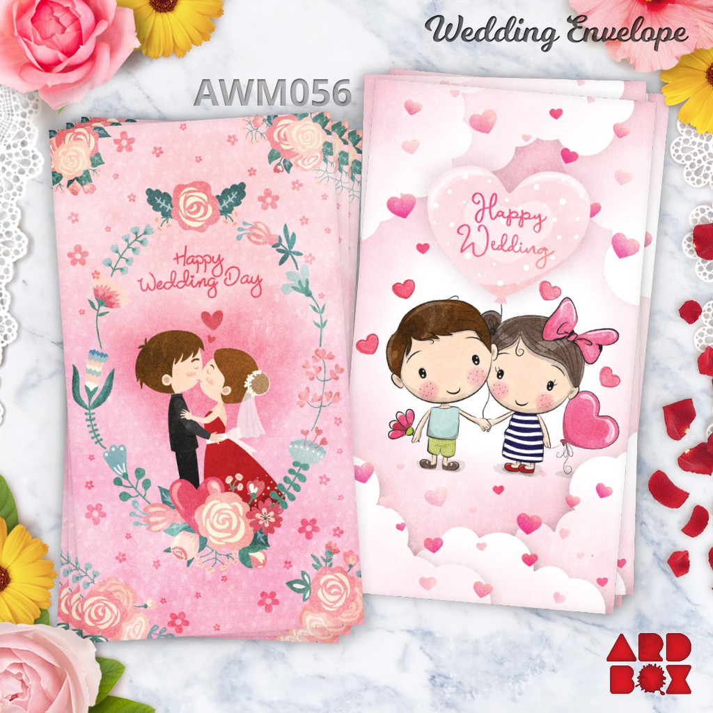 

Angpao Wedding Custom Amplop Pernikahan Couple Series Mix Design AWM056