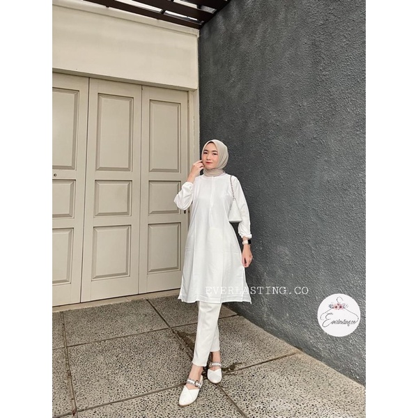 TUNIK FIDYA/TUNIK WANITA/ATASAN WANITA/BAHAN SHAKILA IMPORT