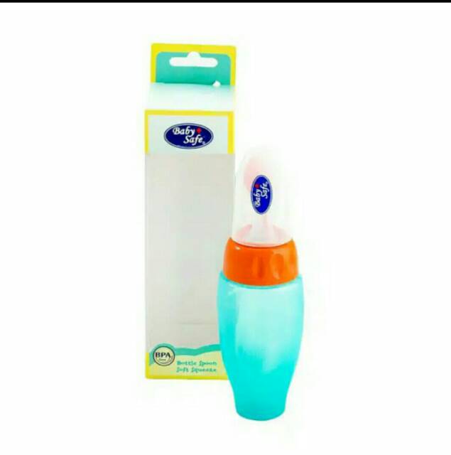 Baby Safe Bottle Spoon Soft Squeeze Food Feeder / Botol Makan Bayi