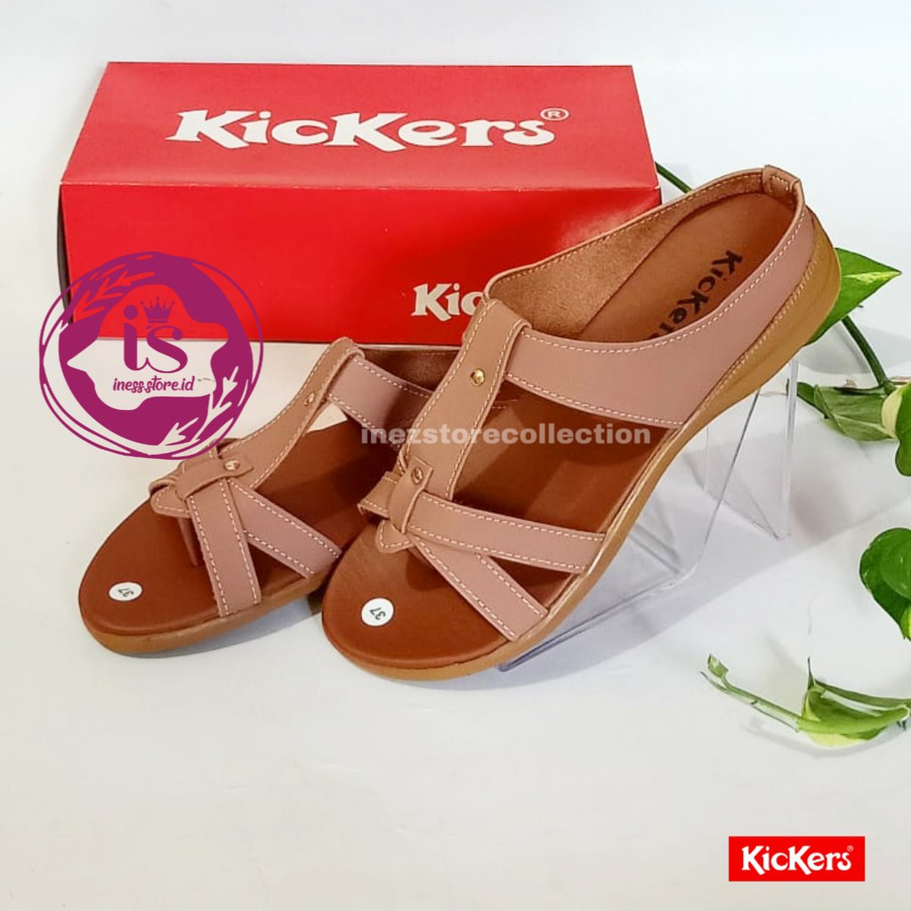 SANDAL WANITA TALI  KICKERS TERPOPULER KODE LET-11 MURAH HARGA GROSIR