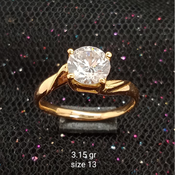 Cincin Emas 17K - 3.15 gr Kadar 750 - 1729