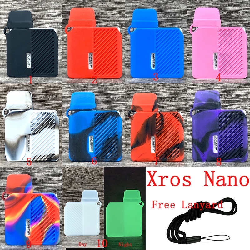 Casing Soft Case Silikon Tekstur Nano Dengan Tali Lanyard Untuk Xros