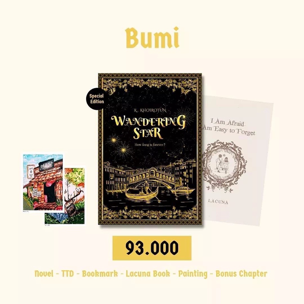Novel Wandering Star Special Edition - R. Khoirotun