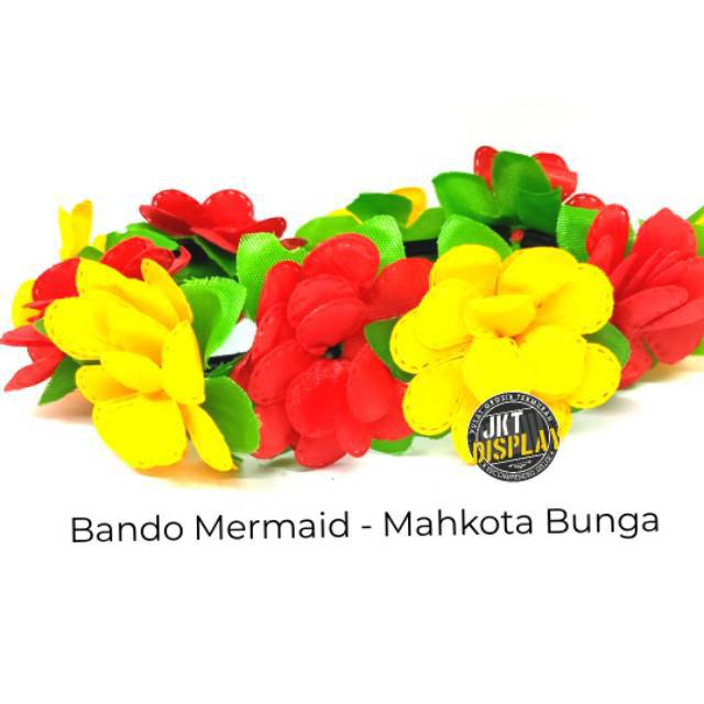 Mahkota Bunga Bando Mermaid Bunga Lucu Murah Shopee Indonesia