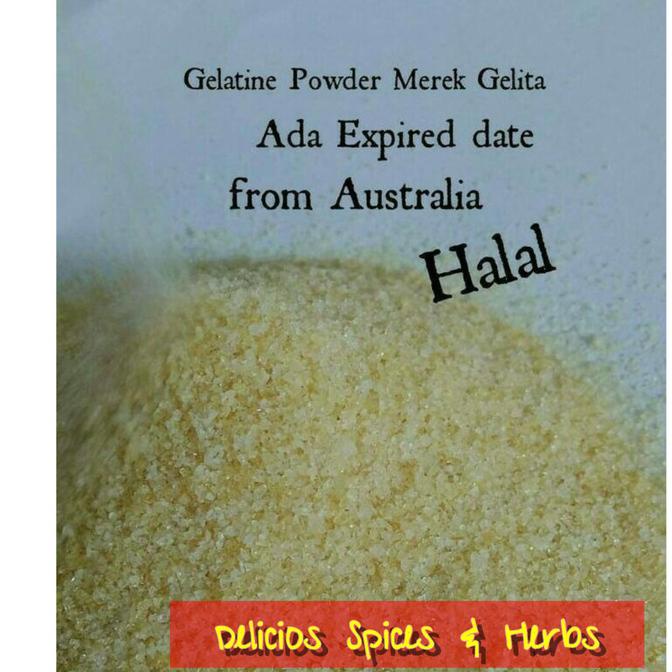 

Gelatin powder / Gelatin Bubuk Gelita Brand-250gram TERLARIS TERPERCAYA ORIGINAL