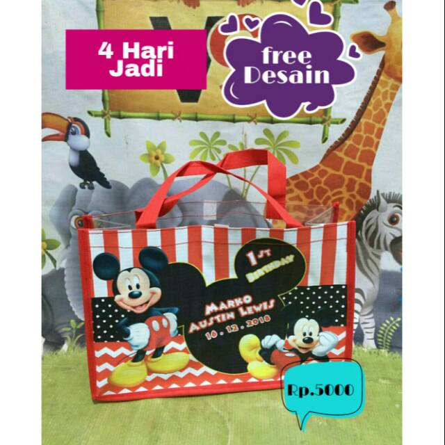 

tas ulang tahun/ goodie bag/ tas souvenir