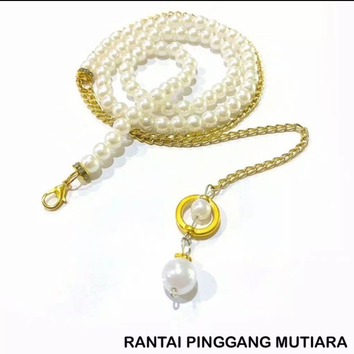 Ikat Pinggang wanita Rantai Mutiara ALN86(H5T2) Belt Wanita Untuk Dress ikat pinggang wanita belt ce