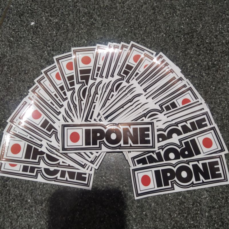 Sticker Ipone printcutt Sticker ipone graftac stiker ipone sticker uma racing stiker uma racing