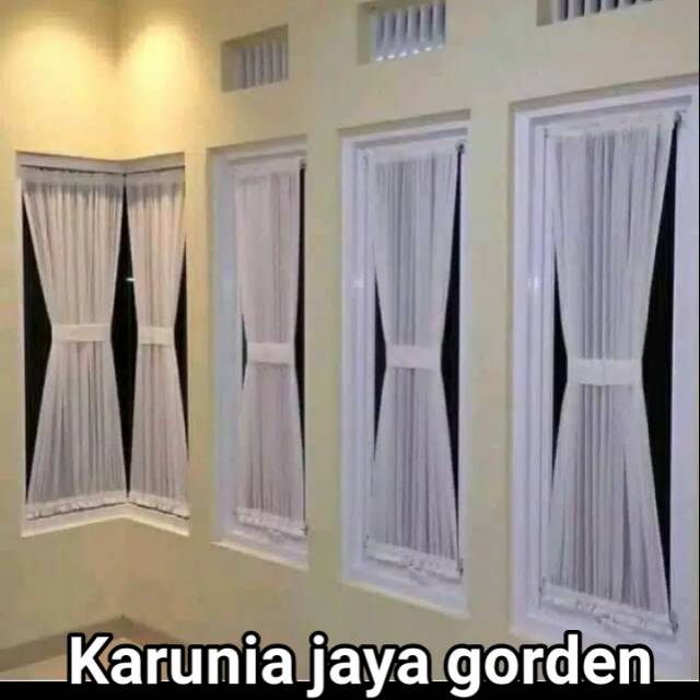 Gorden minimalis Vitrase spiral kupu_kupu