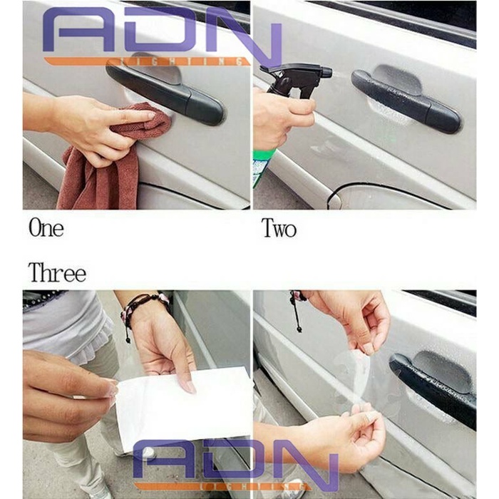 1pcs STICKER ANTI GORES PELINDUNG GAGANG PINTU MOBIL