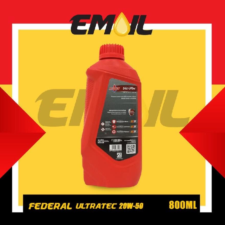 OLI FEDERAL OIL ULTRATEC SAE 20W-50 JASO MA API SG ISI 800 ml