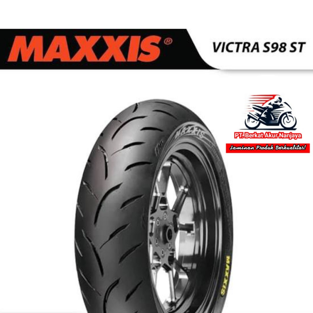 Sepasang Ban PCX Maxxis Victra 100/80 & 120/70-14 ban tubeless BONUS Pentil