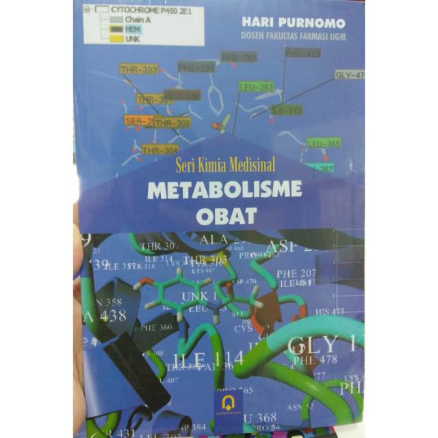 Buku Farmasi ORIGINAL - Buku Seri Kimia Medisinal Metabolisme Obat Hari Purnomo Pustaka Pelajar